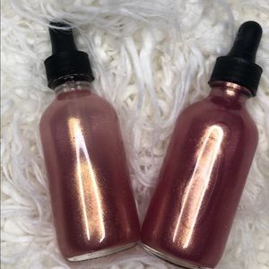 Homemade body glow drops